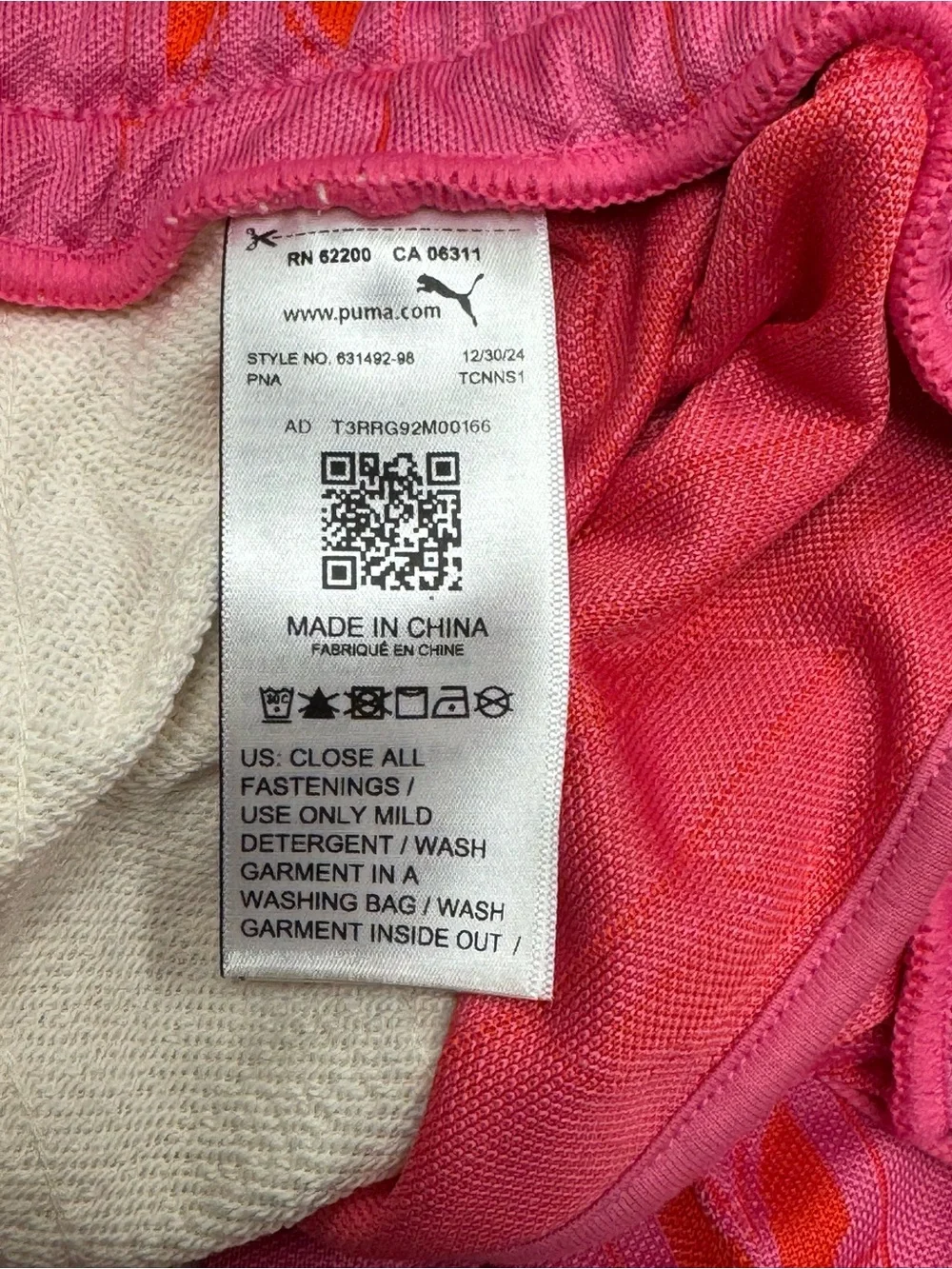 Puma The NeverWorn V T7 Track Pants in Blossom Pink X-Large